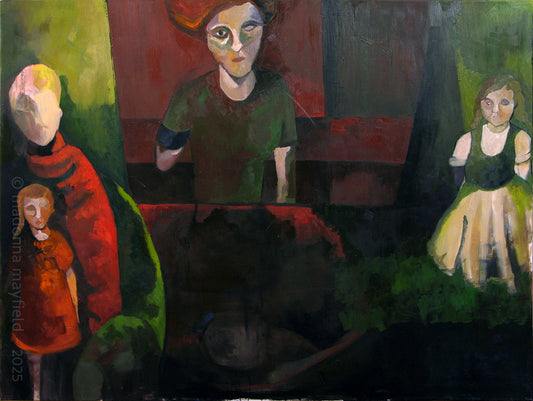 family in green