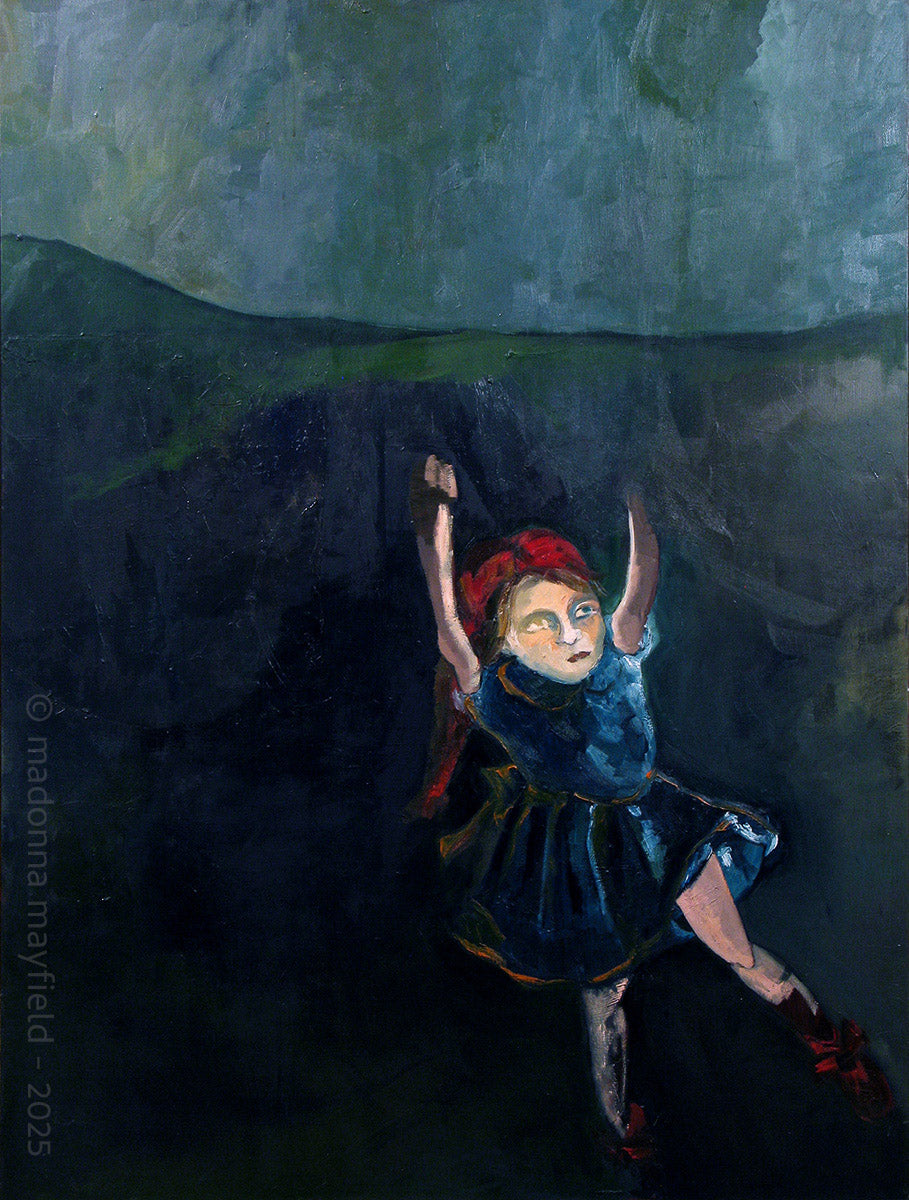 girl in blue