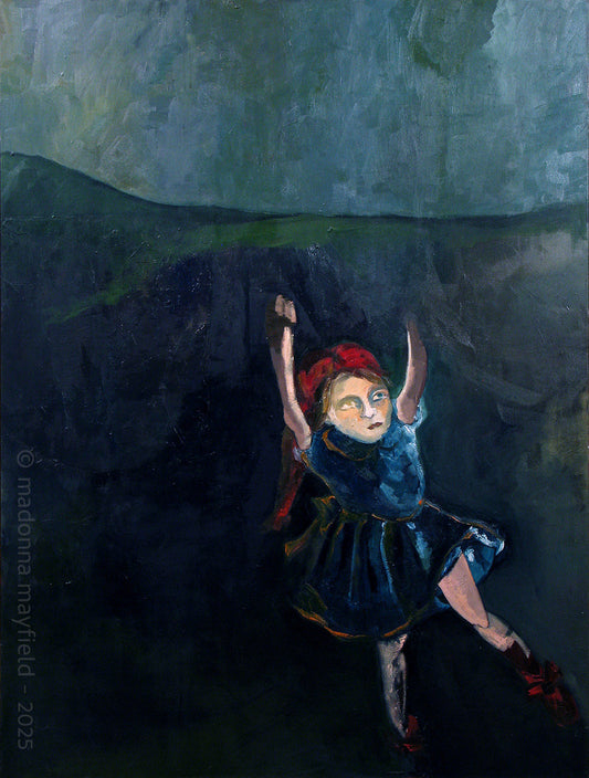 girl in blue