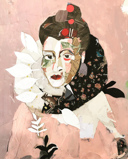lady in pink